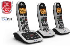 BT Big Button 4600 Telephone with Answer Machine - Triple.